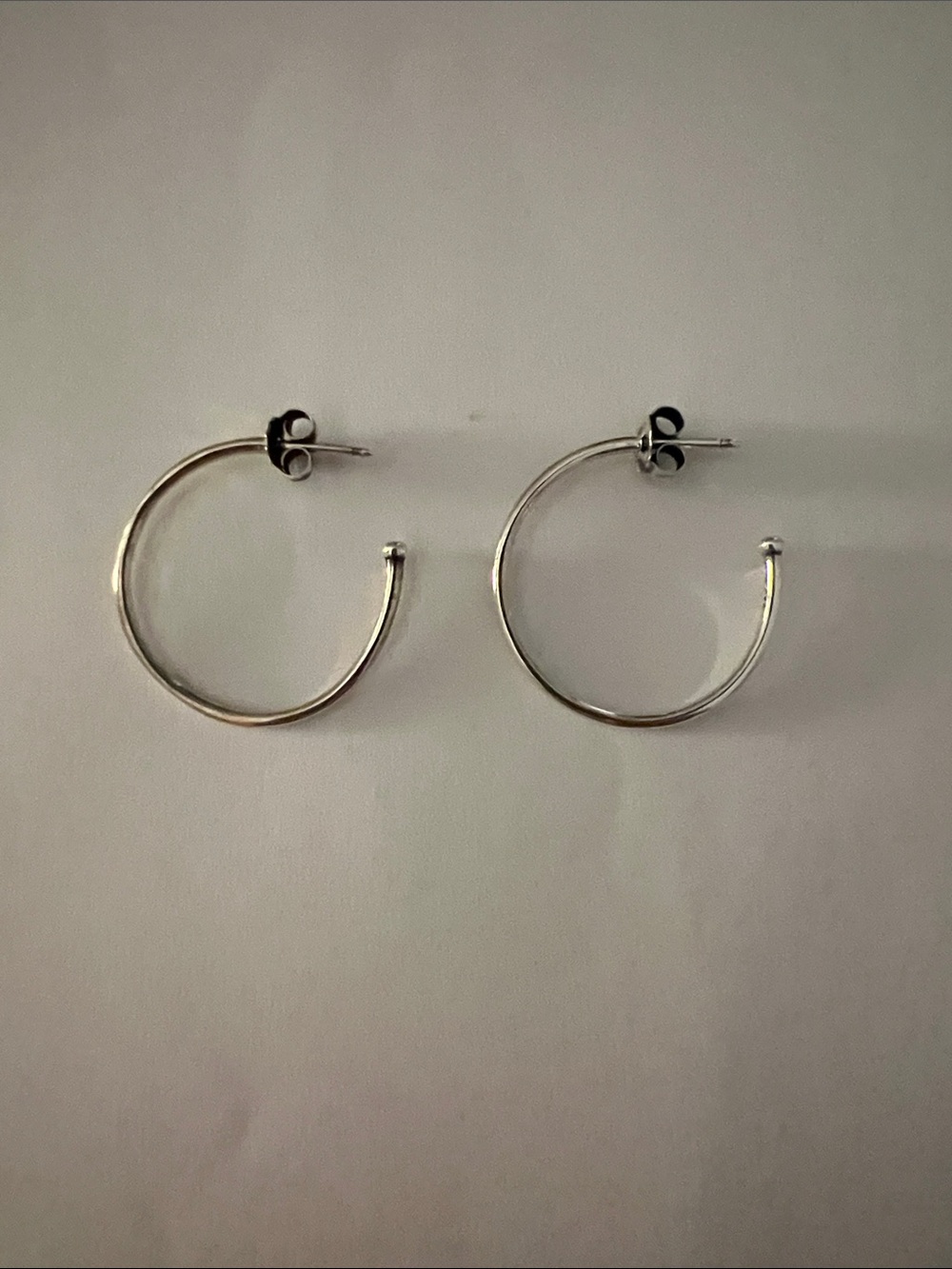 Pandora Silver Open Hoop Earrings